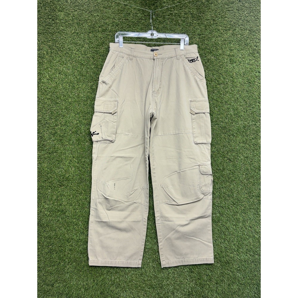 MotoGP Official licensed Motorcycle Pants Womens 12 Beige Cargo Racing 32x29